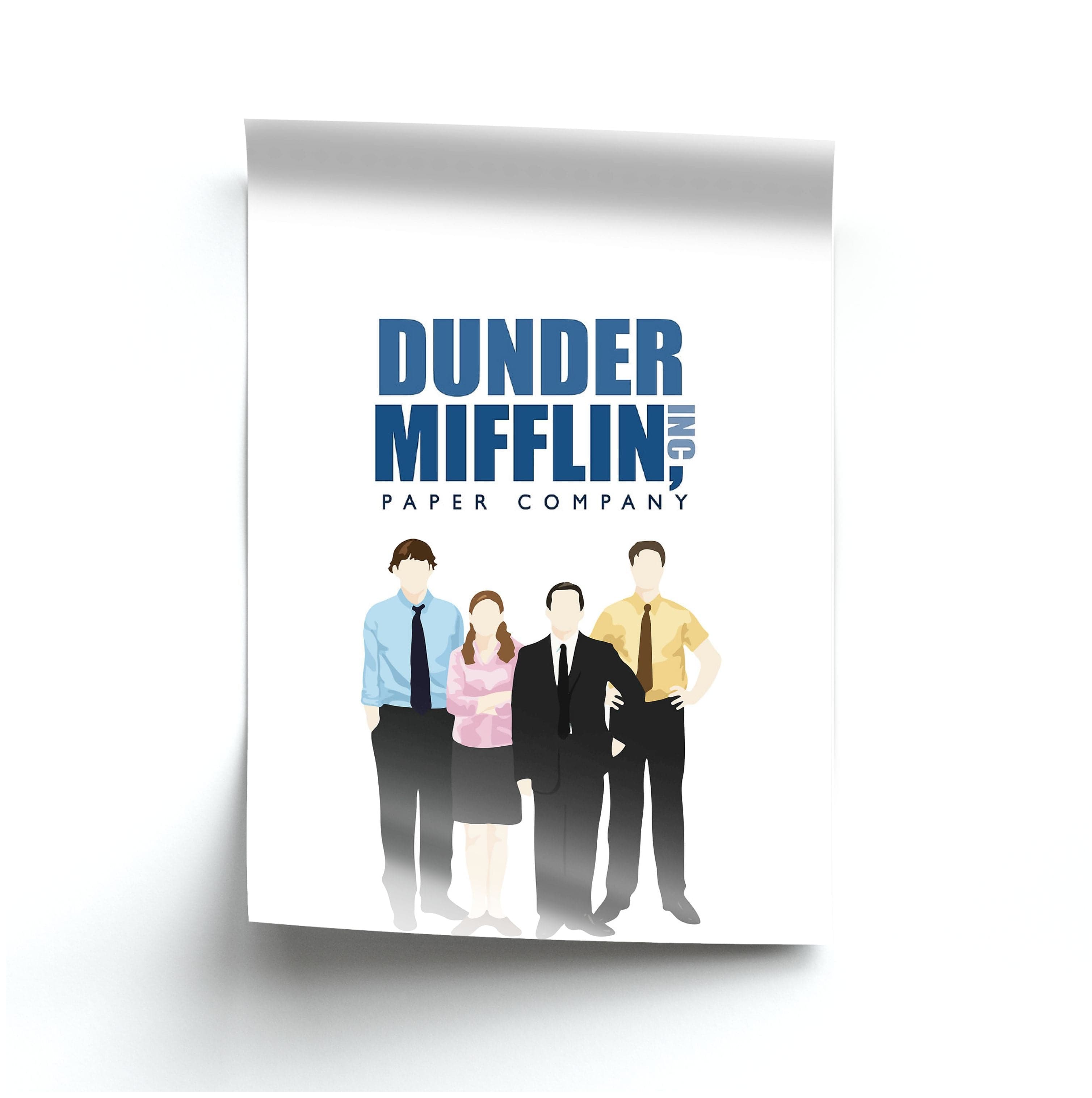 Office Cartoon - Dunder Mifflin Poster