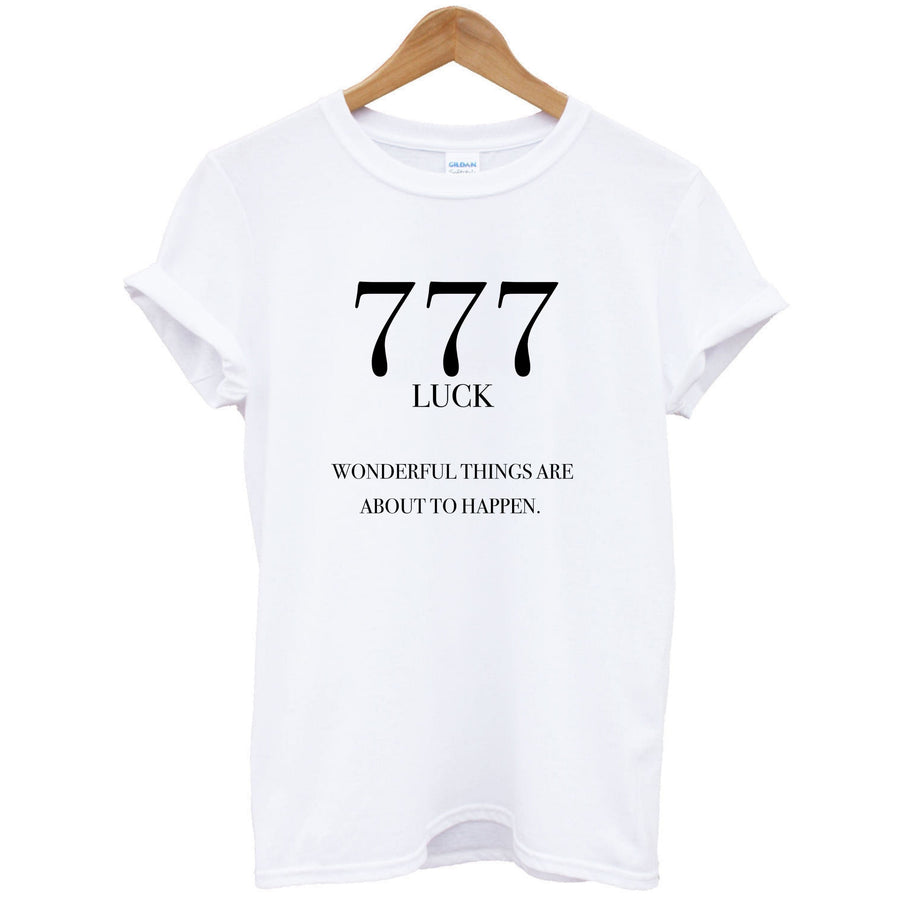 777 - Angel Numbers T-Shirt