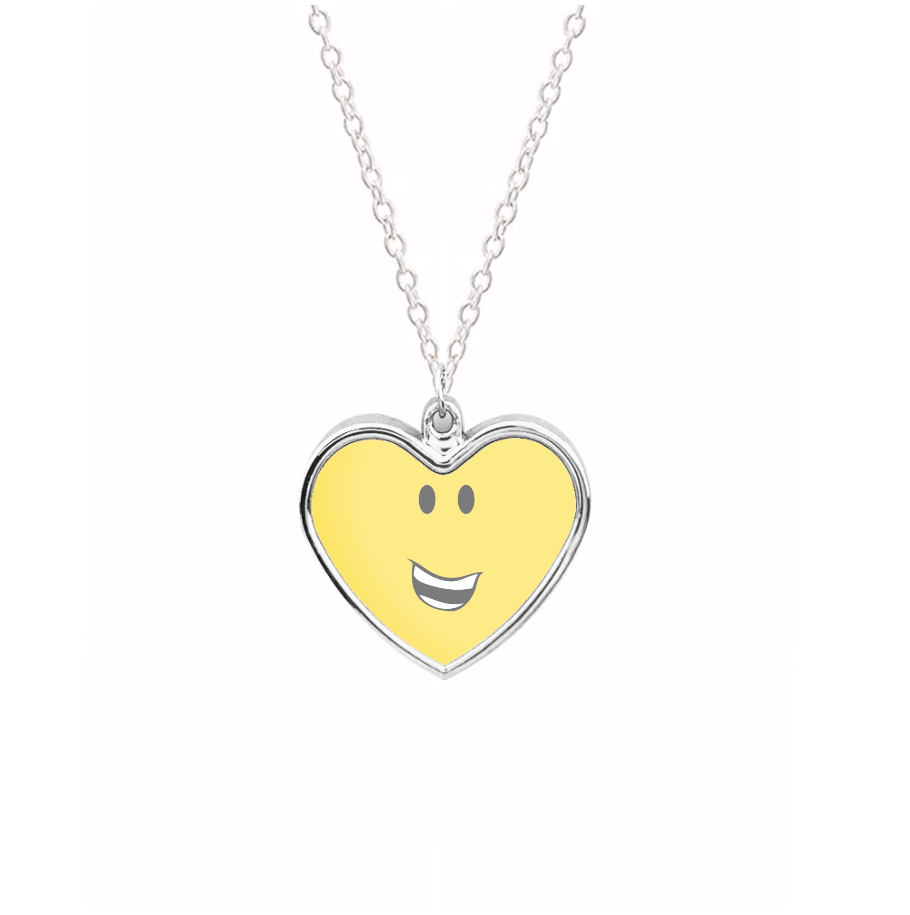 Yellow Face Necklace