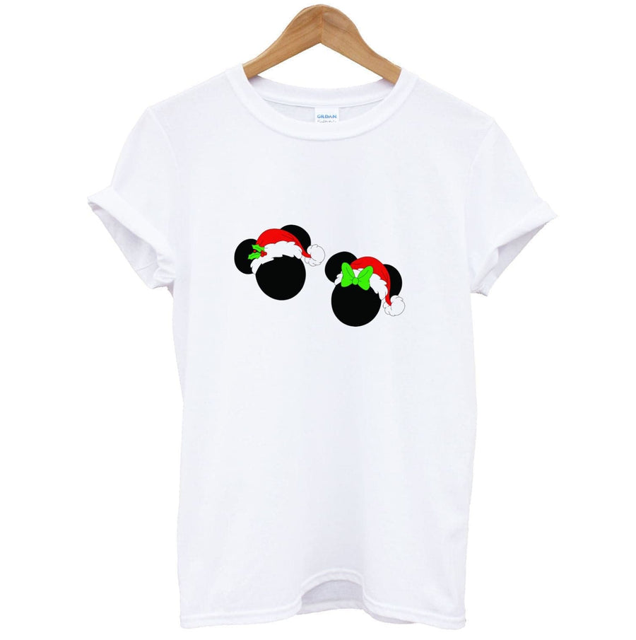 Festive Mickey And Minnie - Disney Christmas T-Shirt
