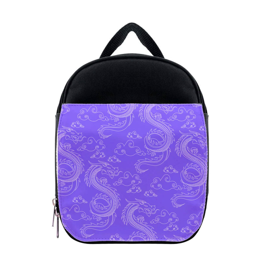 Purple Dragon Pattern Lunchbox