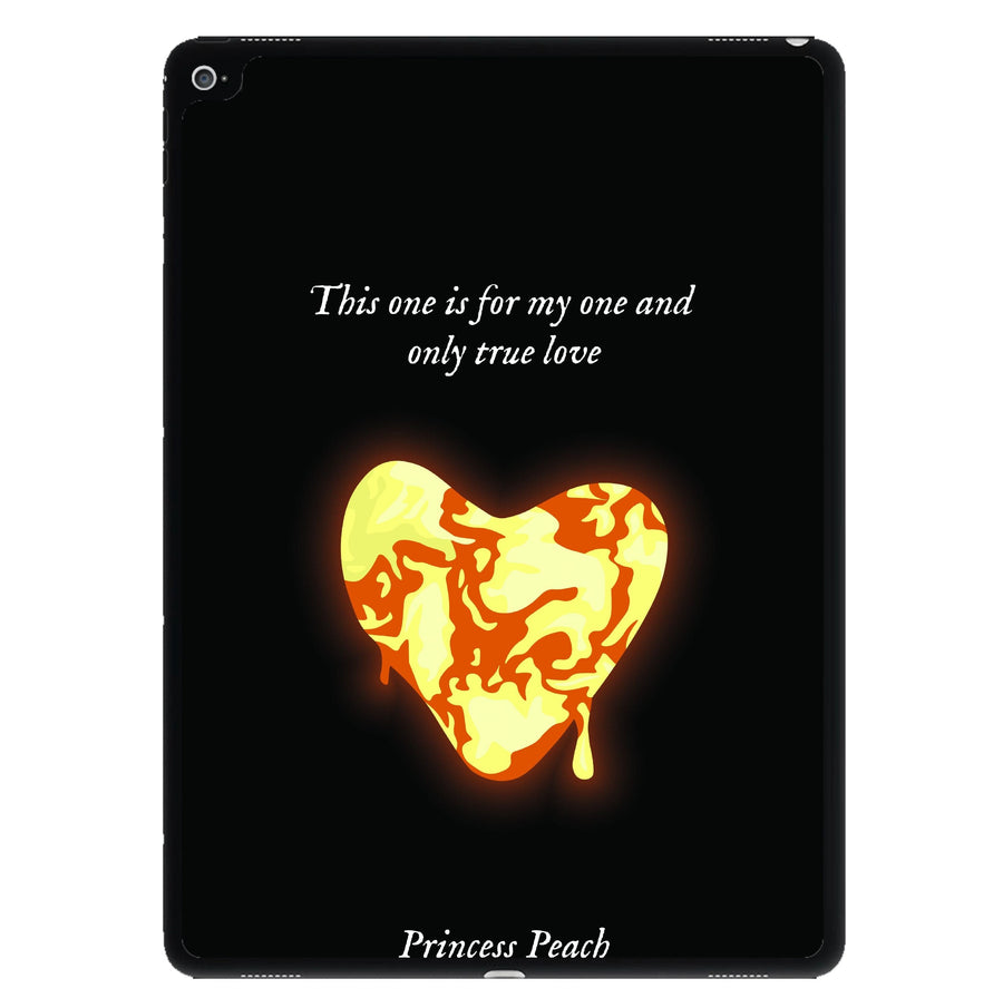 This One Is For My One And Only True Love - The Super Mario Bros iPad Case