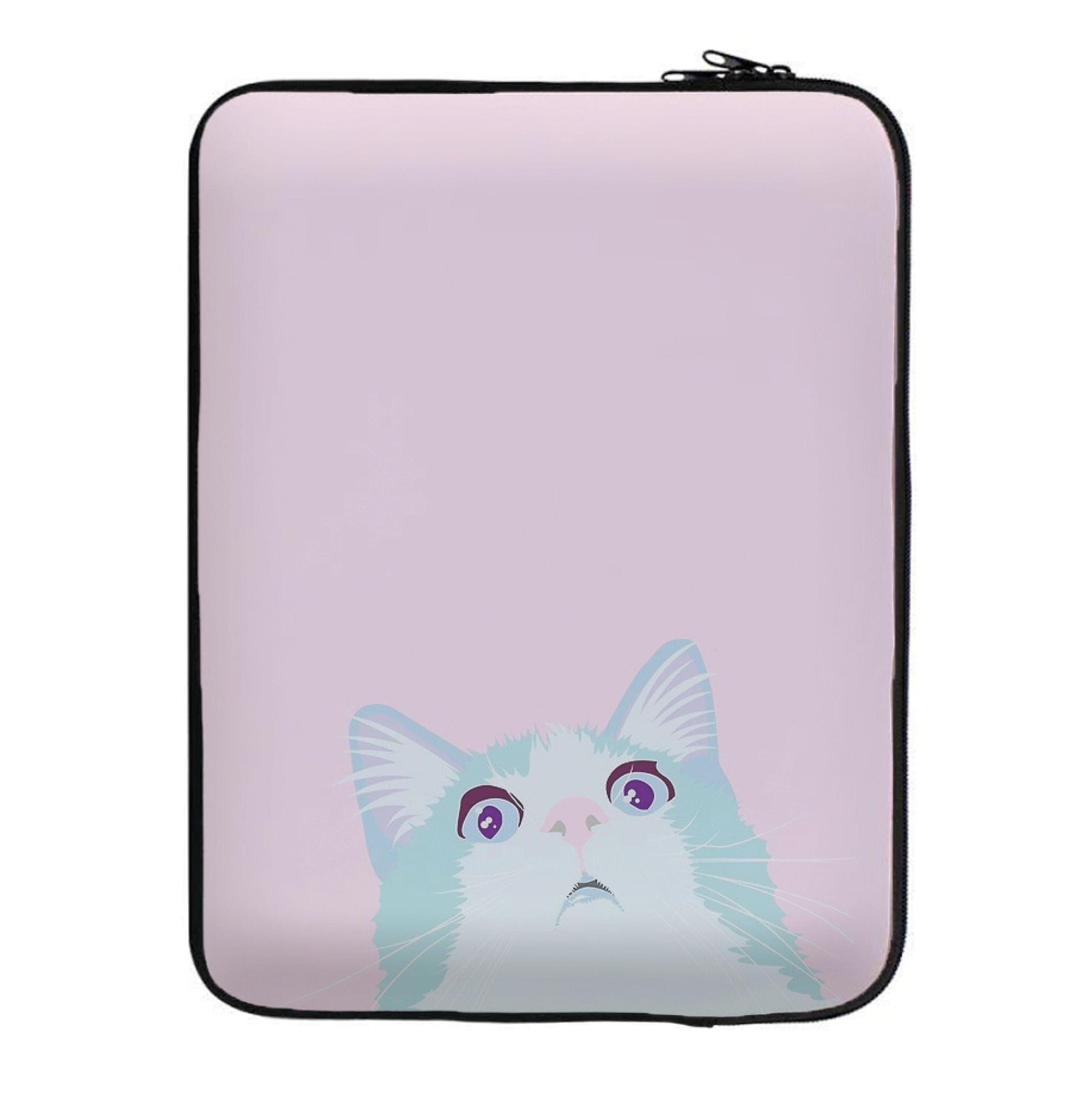 Curious Cat Laptop Sleeve