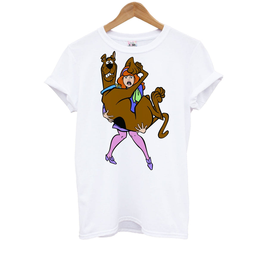 Scared - Scooby Doo Kids T-Shirt