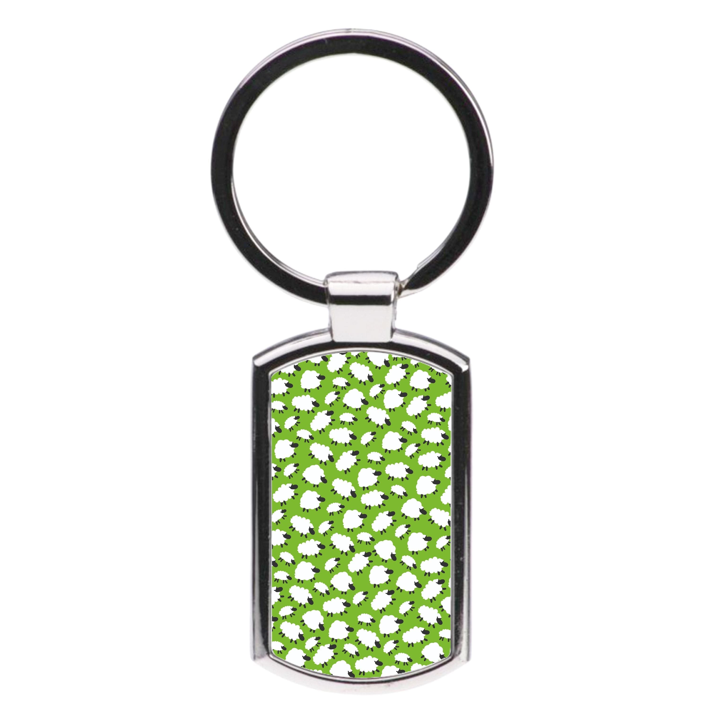 Sheep - Easter Patterns Luxury Keyring