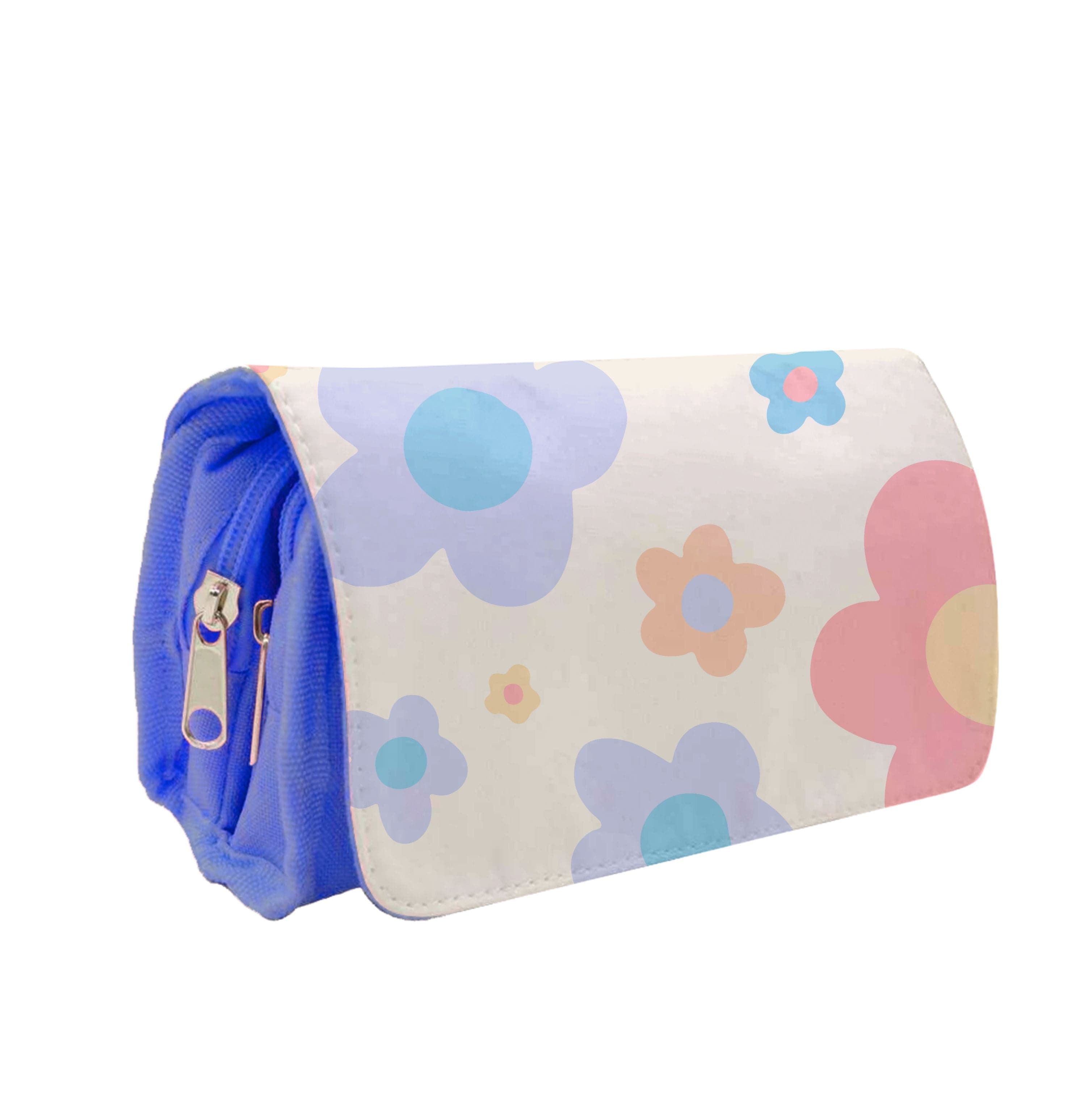 Playful Flower Pattern Pencil Case