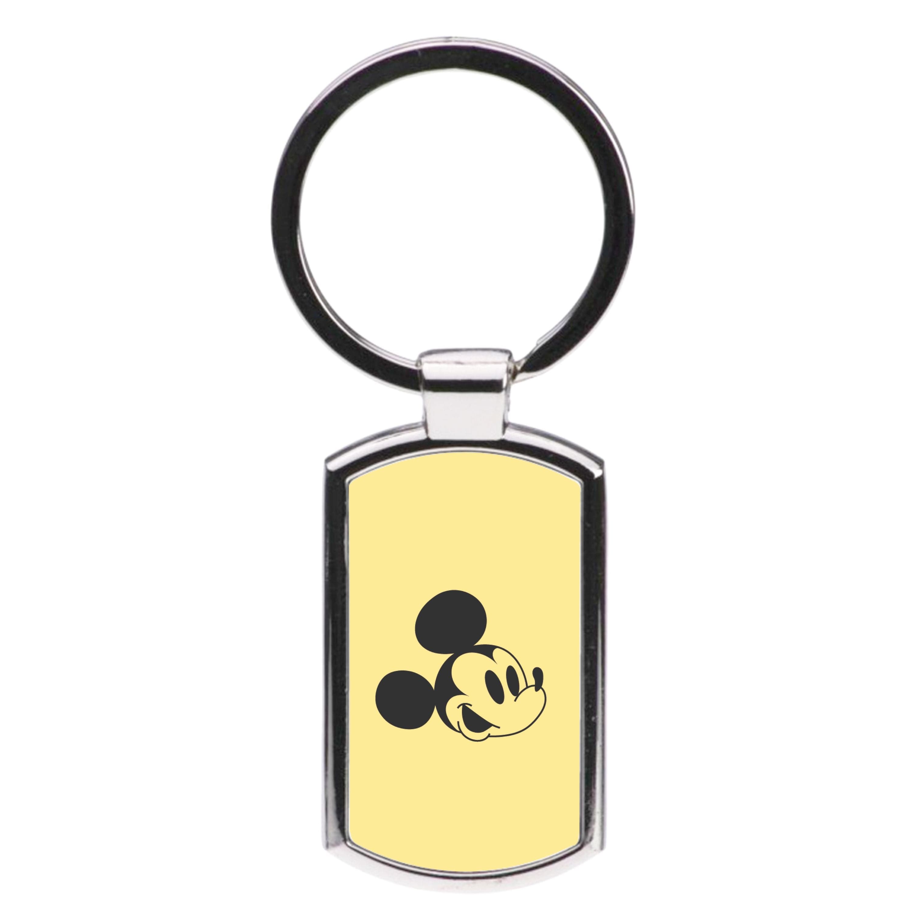 Yellow Mickey Luxury Keyring