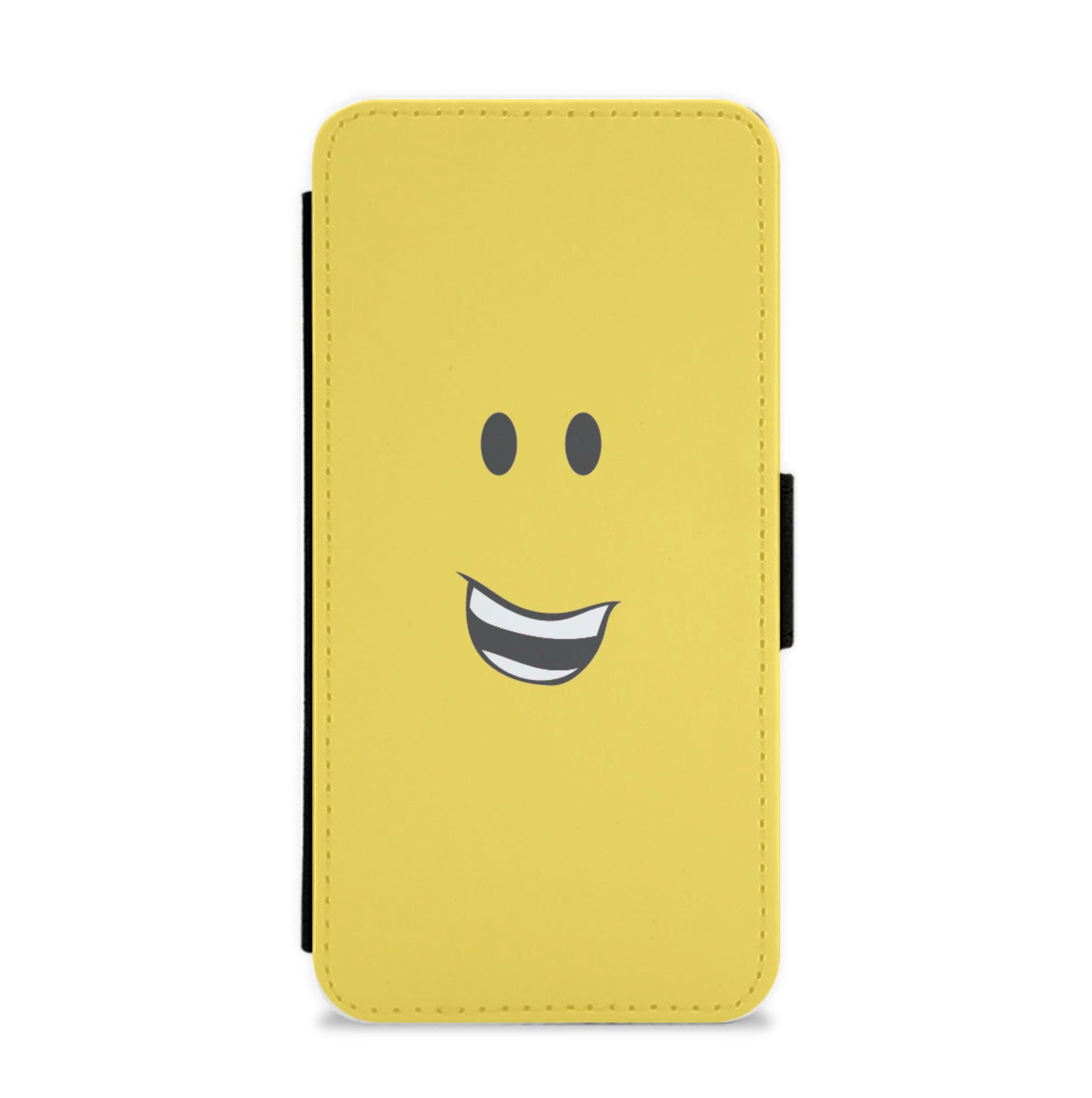 Yellow Face Flip / Wallet Phone Case