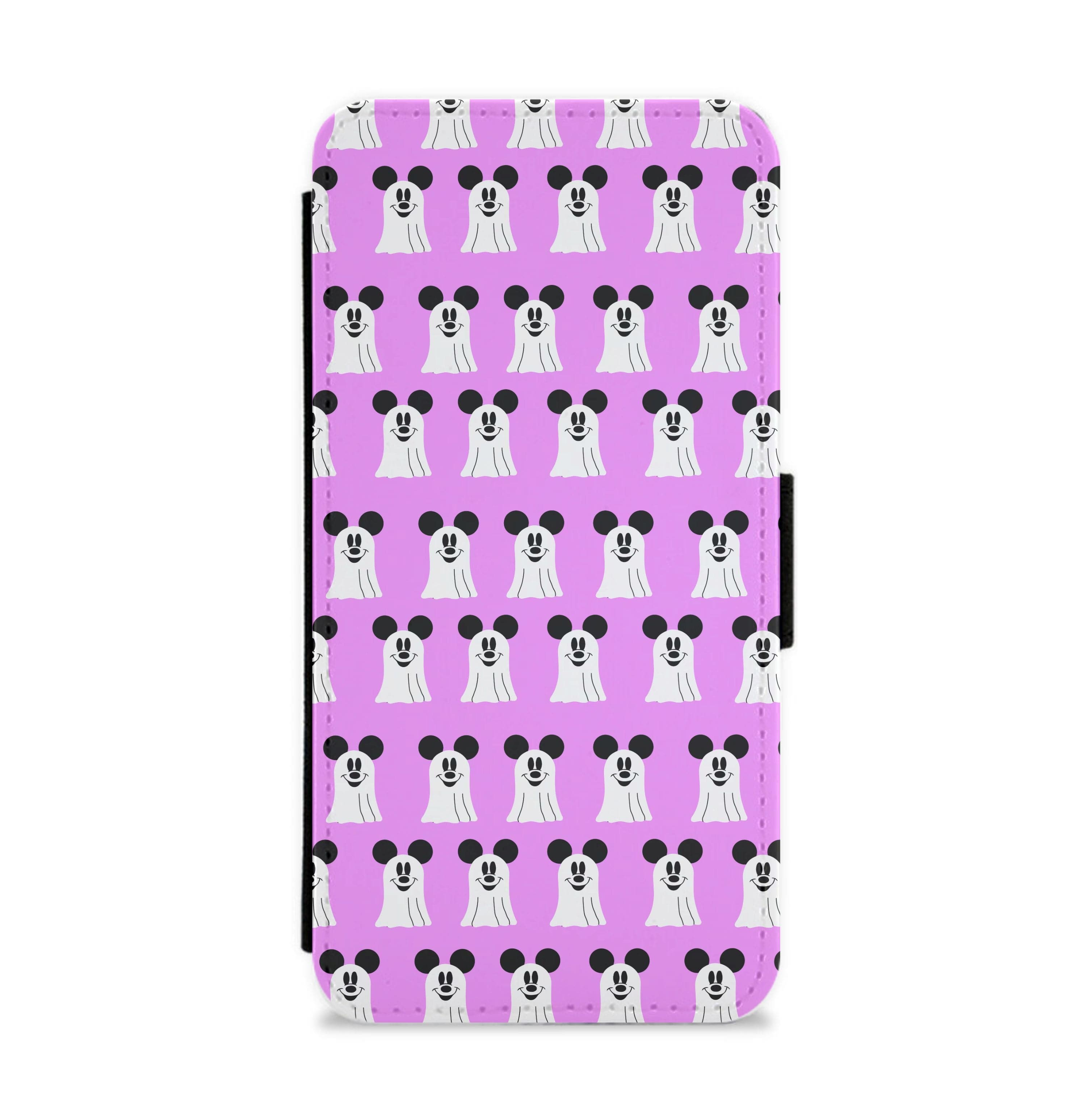 Mouse Ghost Pattern Halloween Flip / Wallet Phone Case