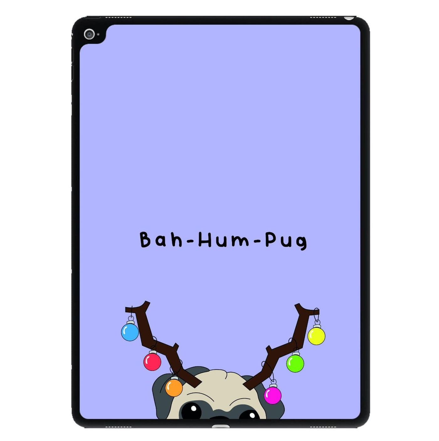 Buh-hum-pug - Christmas iPad Case