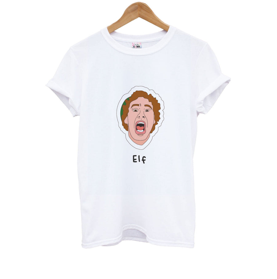 Scream Face - Elf Kids T-Shirt