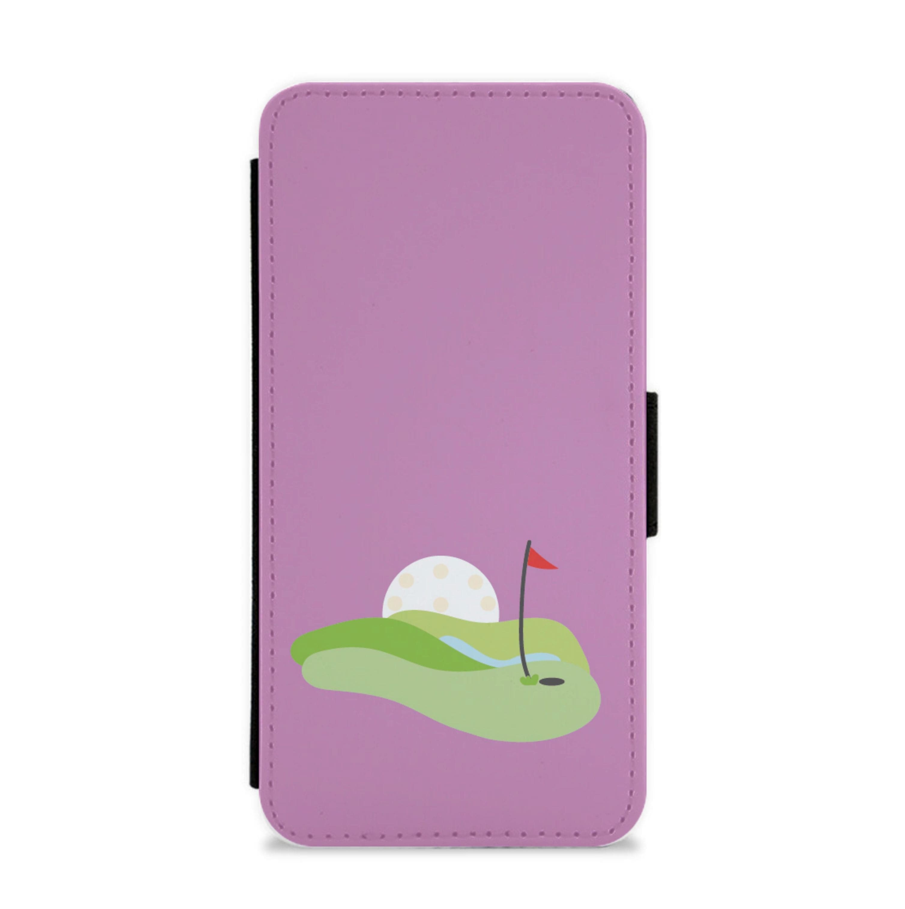 Golf course Flip / Wallet Phone Case