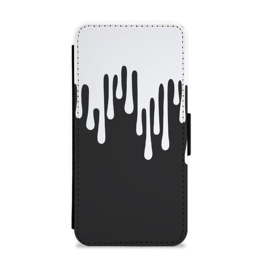 Kylie Jenner - White Dripping Cosmetics Flip / Wallet Phone Case - Fun Cases