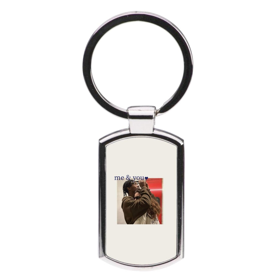 Me And You - Personalised Couples Luxury Keyring