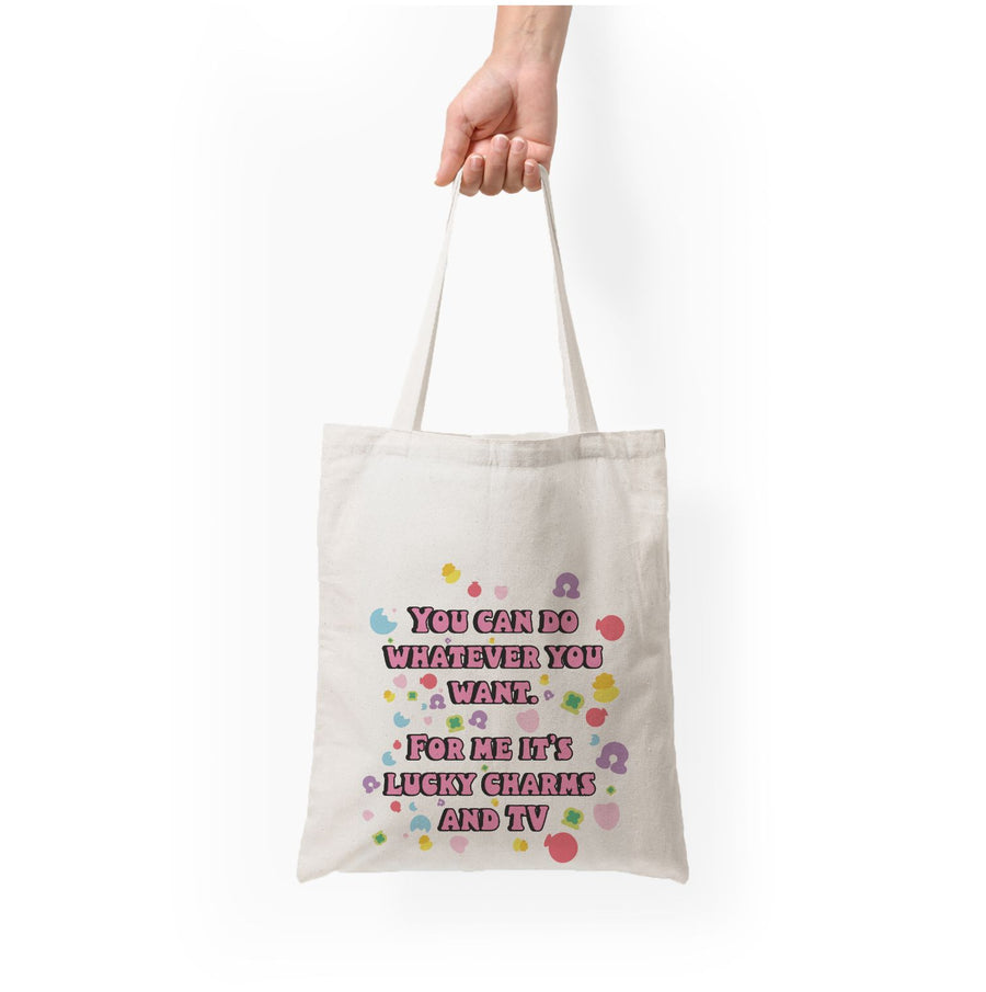 Lucky Charms And Tv- Community Tote Bag