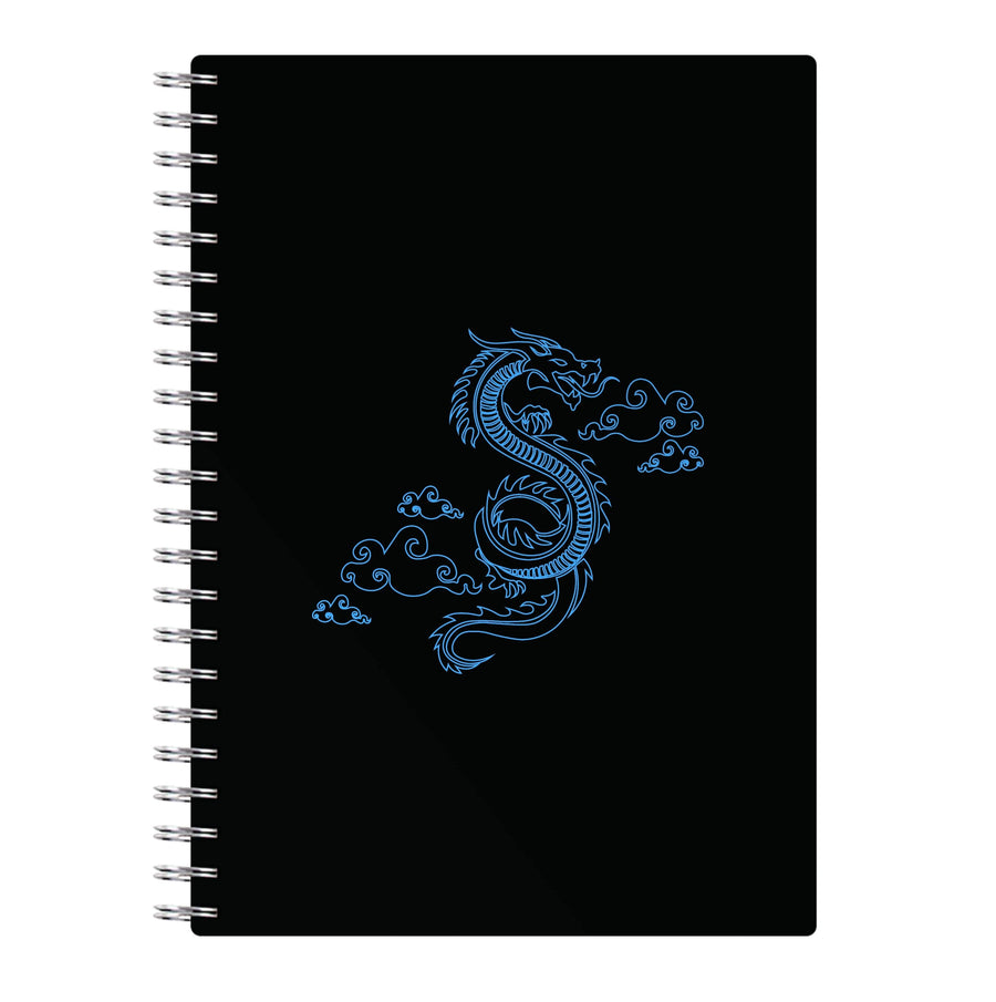 Blue - Dragon Patterns Notebook