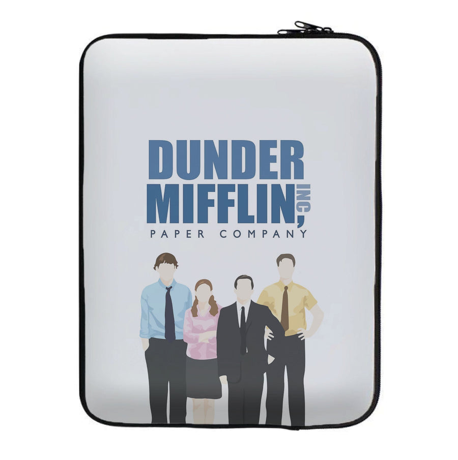 The Office Cartoon - Dunder Mifflin Laptop Sleeve