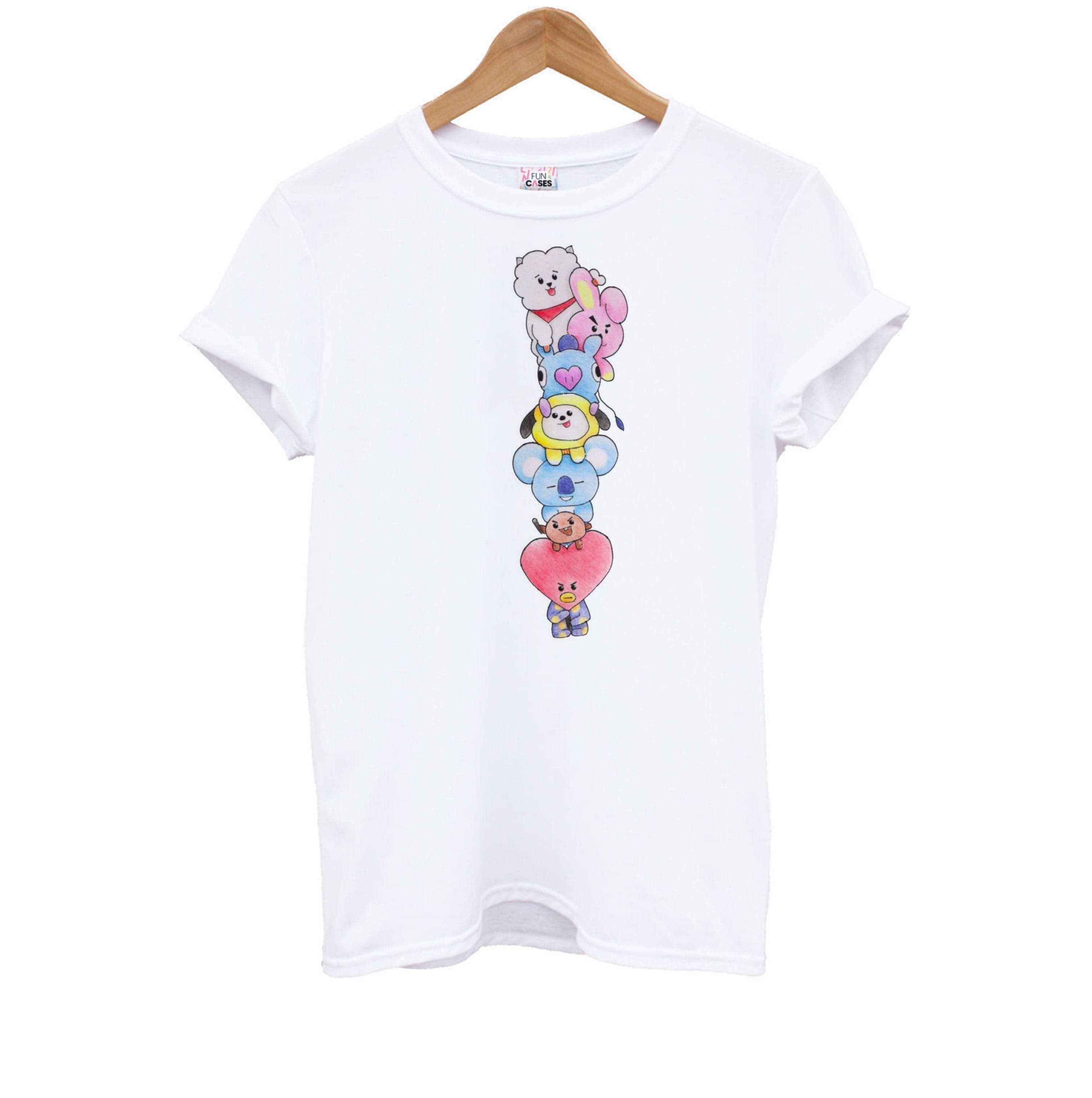 K-Pop Band BT21 Drawing Kids T-Shirt