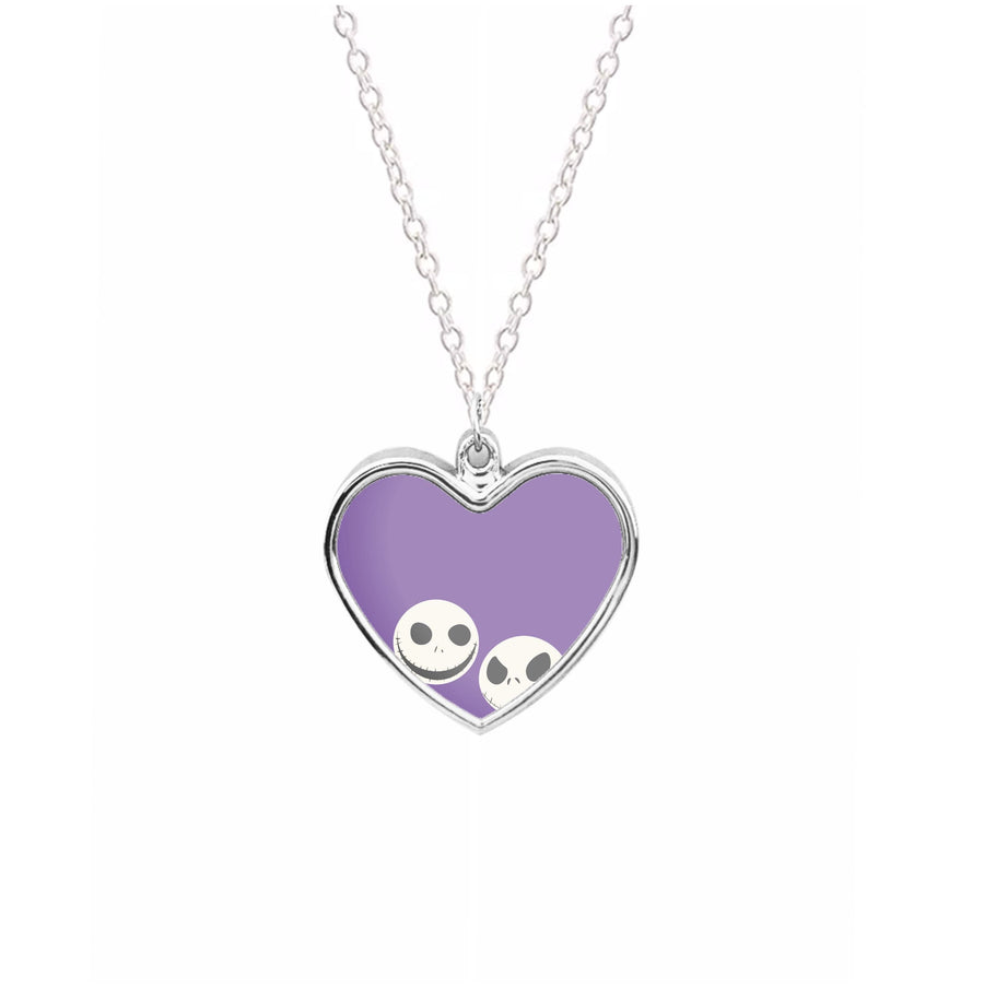 Skellington Heads - The Nightmare Before Christmas Necklace
