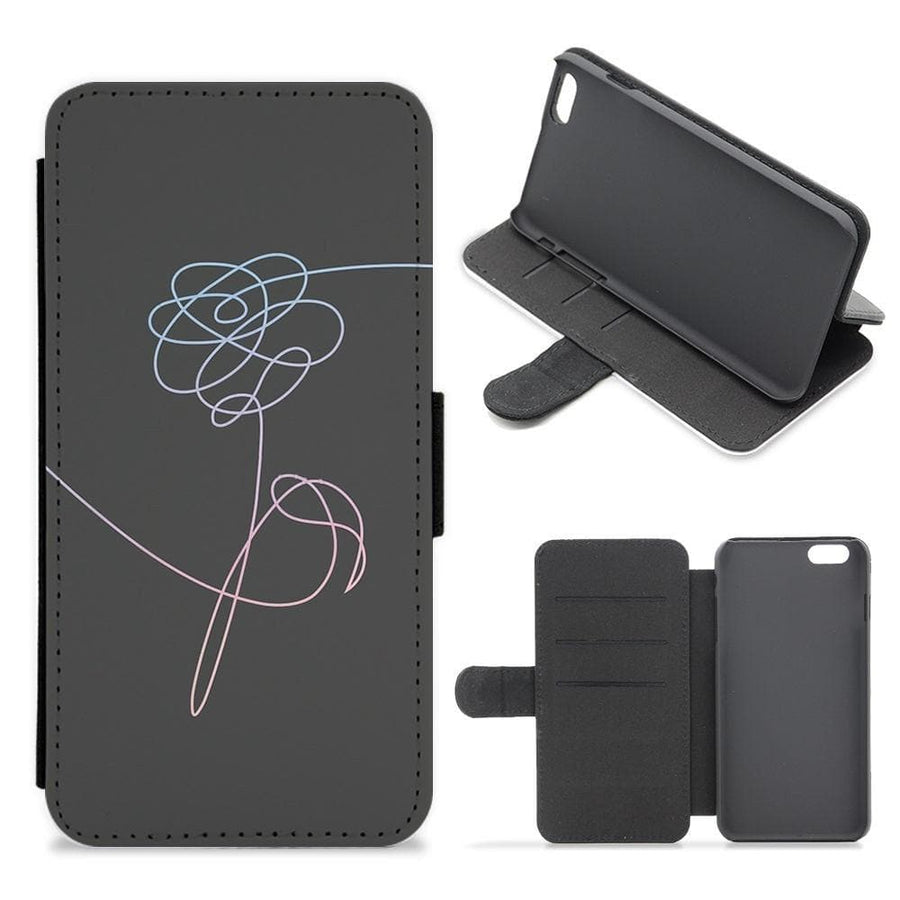 Love Yourself Flower - BTS Flip Wallet Phone Case