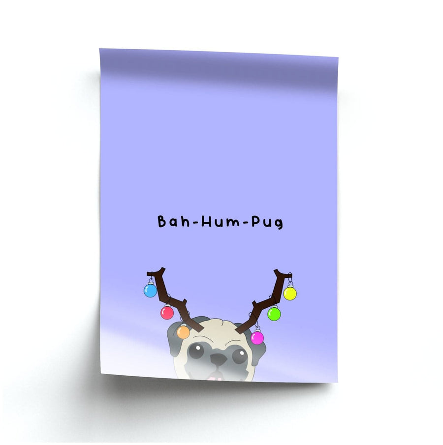 Buh-hum-pug - Christmas Poster