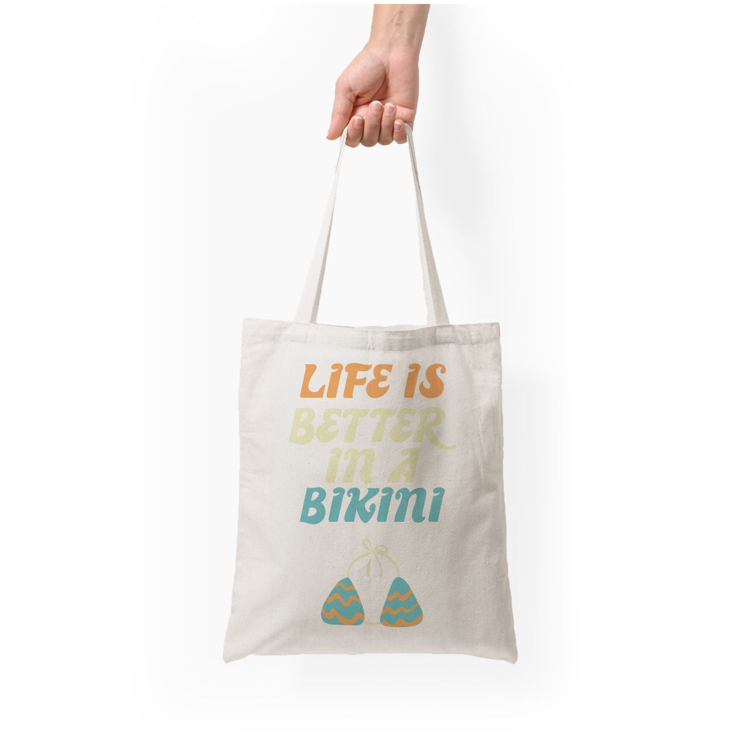 Life Is Better In A Bikini - Summer Quotes Tote Bag