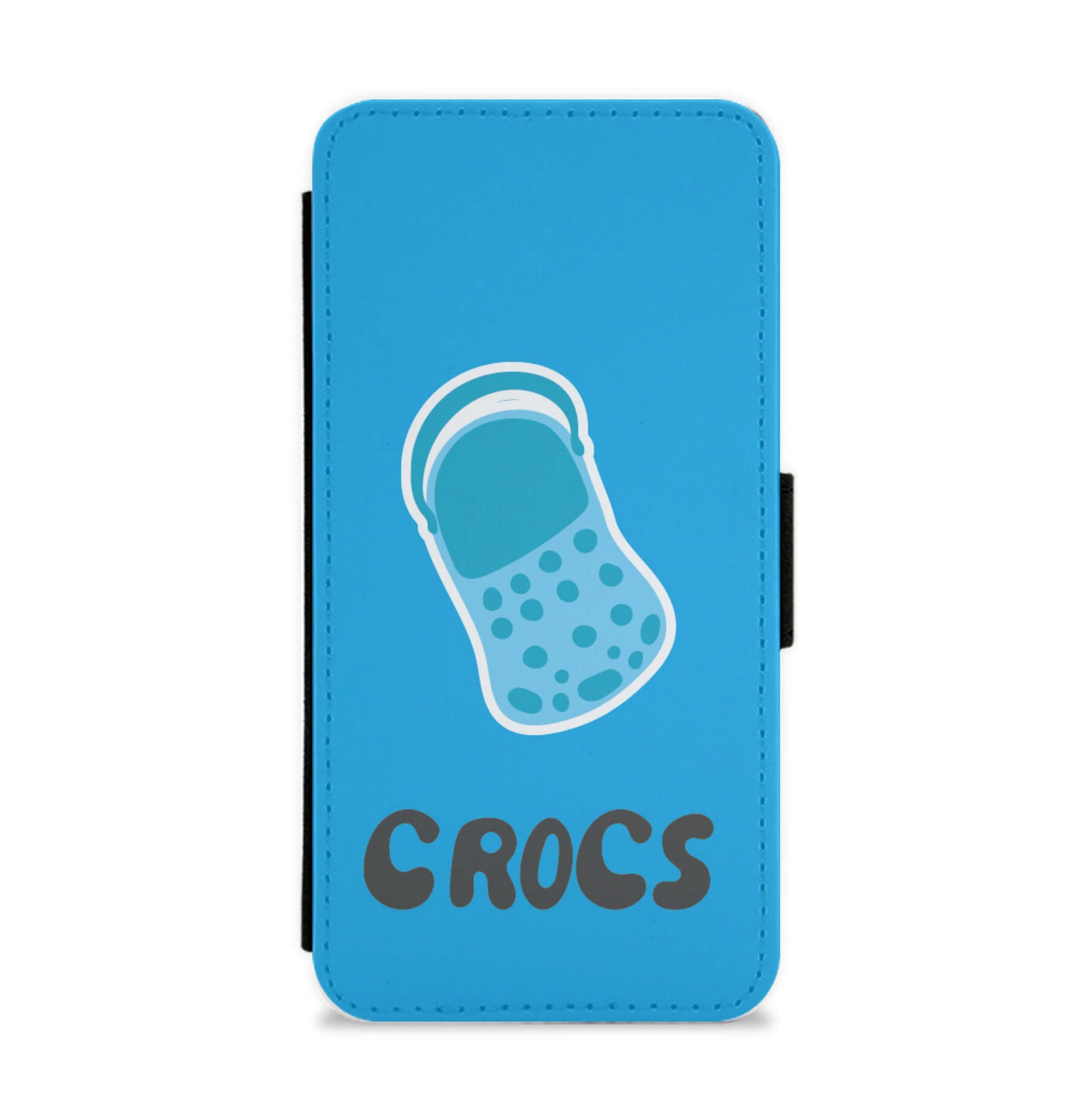 Blue - Crocs Flip / Wallet Phone Case