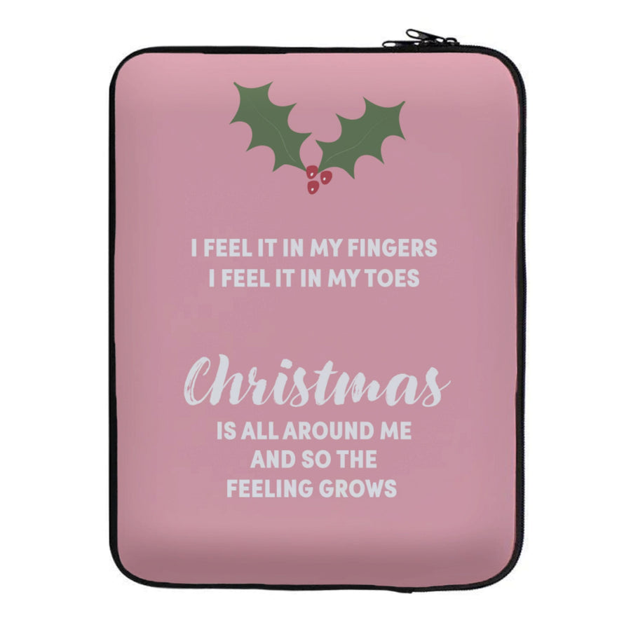 Christmas Is All Around Me - Love Actually Laptop Sleeve