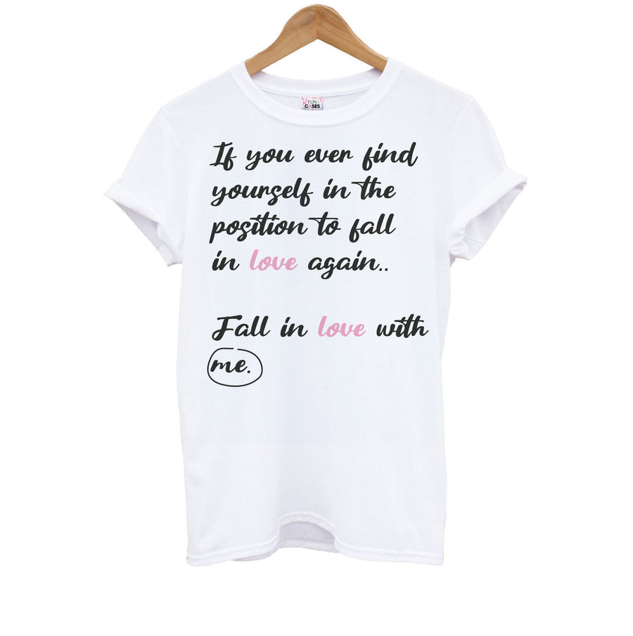 Fall In Love With Me - It Ends With Us Kids T-Shirt