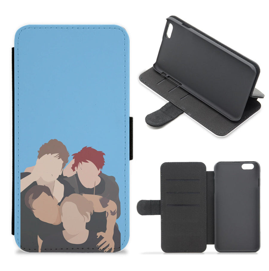The Band - 5 Seconds Of Summer Flip / Wallet Phone Case