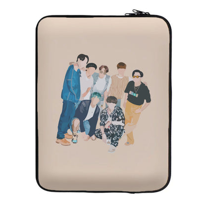 Casual K-Pop Band Band Laptop Sleeve