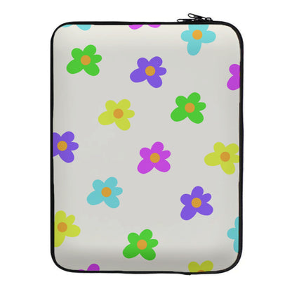 Cute Flower Pattern - Floral Laptop Sleeve