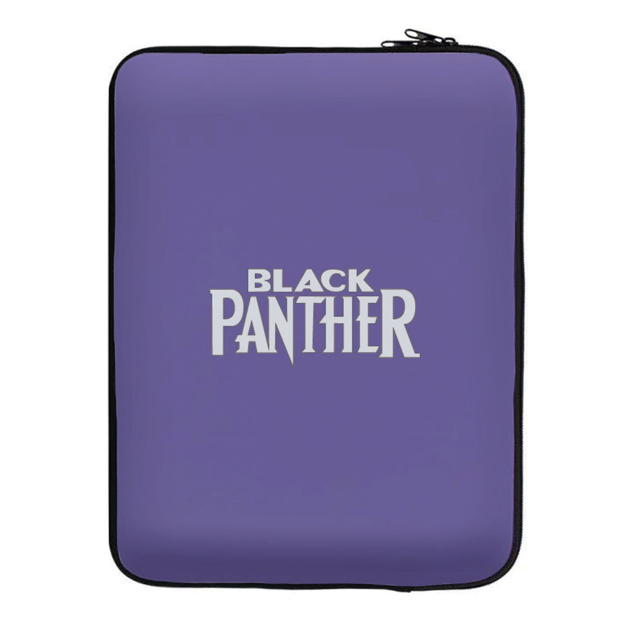 Black Panther Text - Black Panther Laptop Sleeve