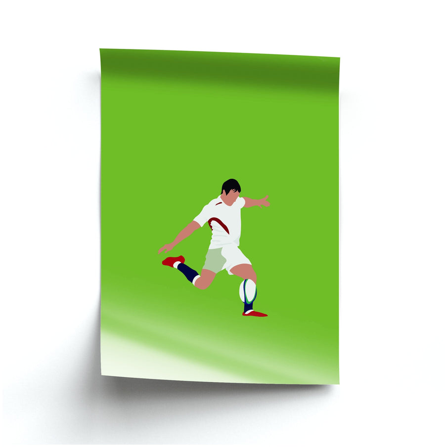Rugby Kick Poster