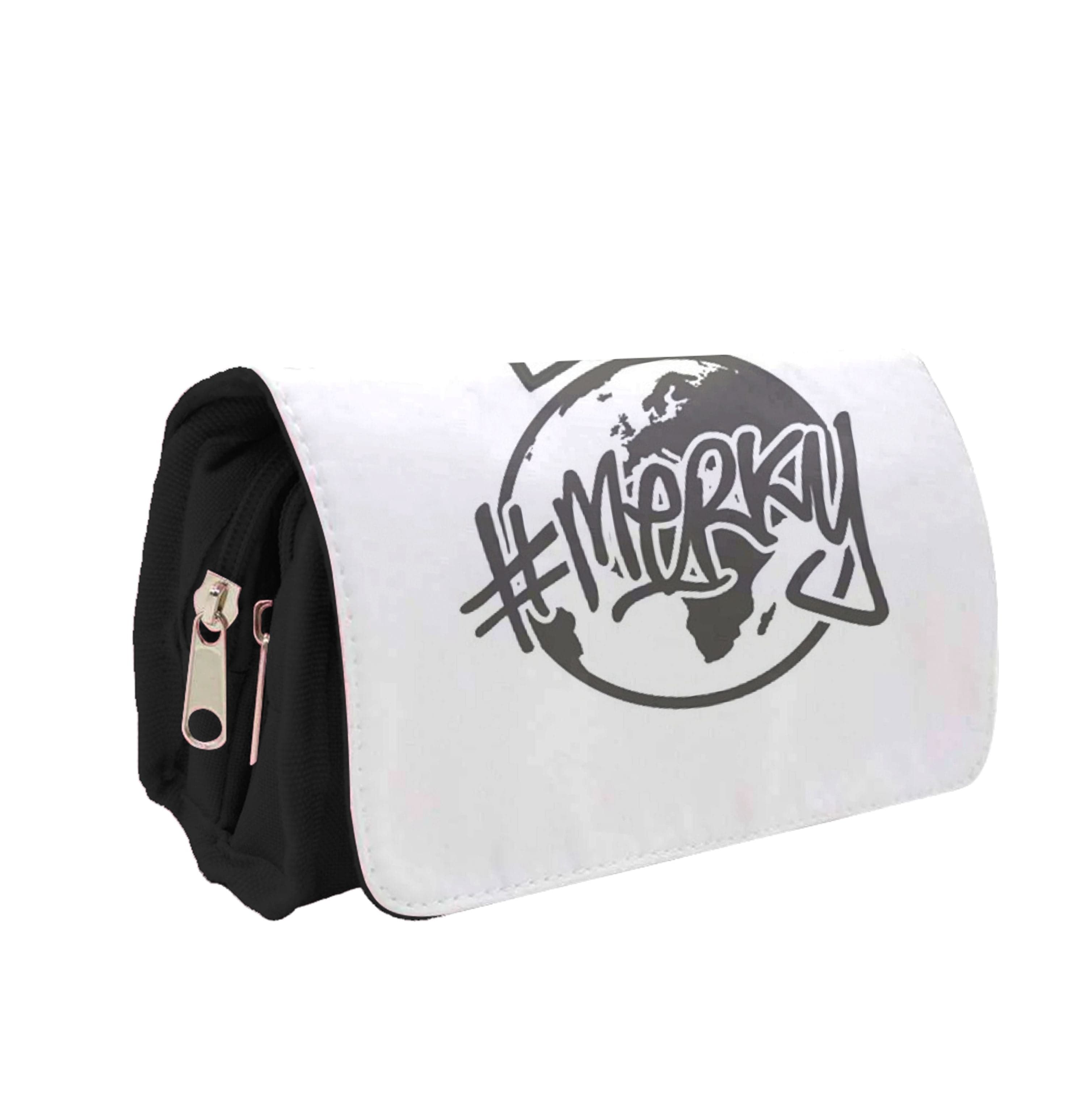 Hashtag Merky Globe Pencil Case