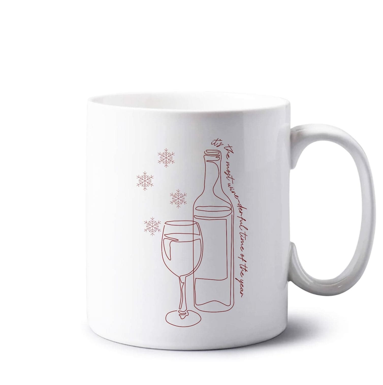 The Most Wine-derful Time - Christmas Puns Mug