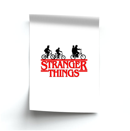 Stranger Cycling Logo Poster