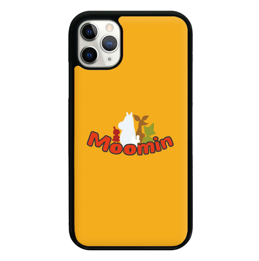 Moomin Text Phone Case