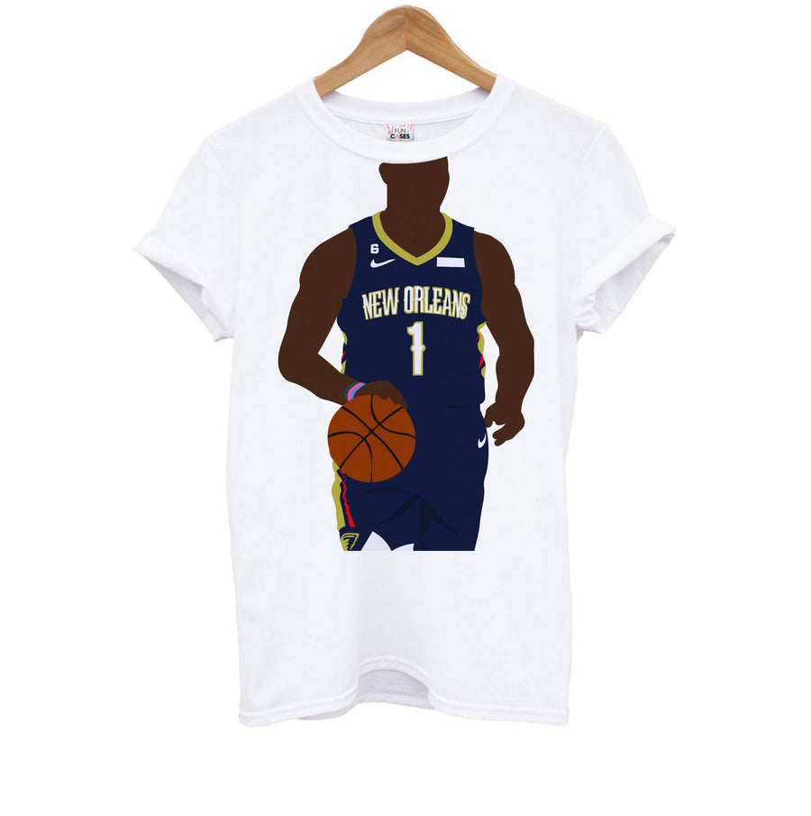 Zion Williamson - Basketball Kids T-Shirt