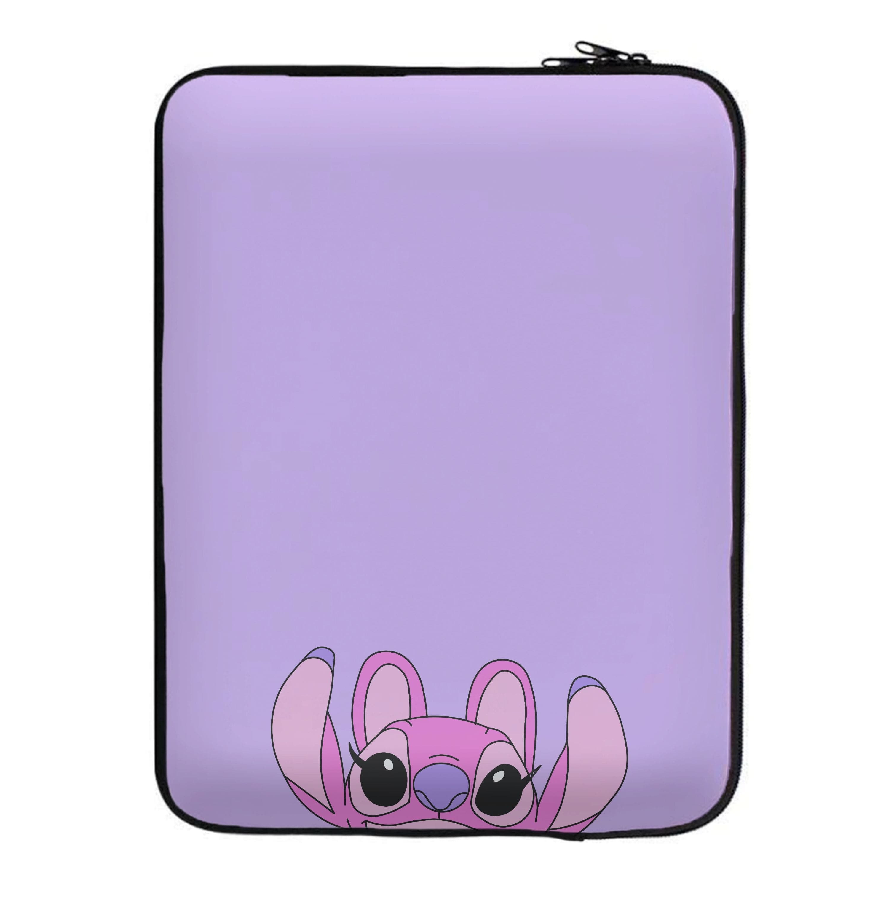 Gazing - Pink Alien Laptop Sleeve