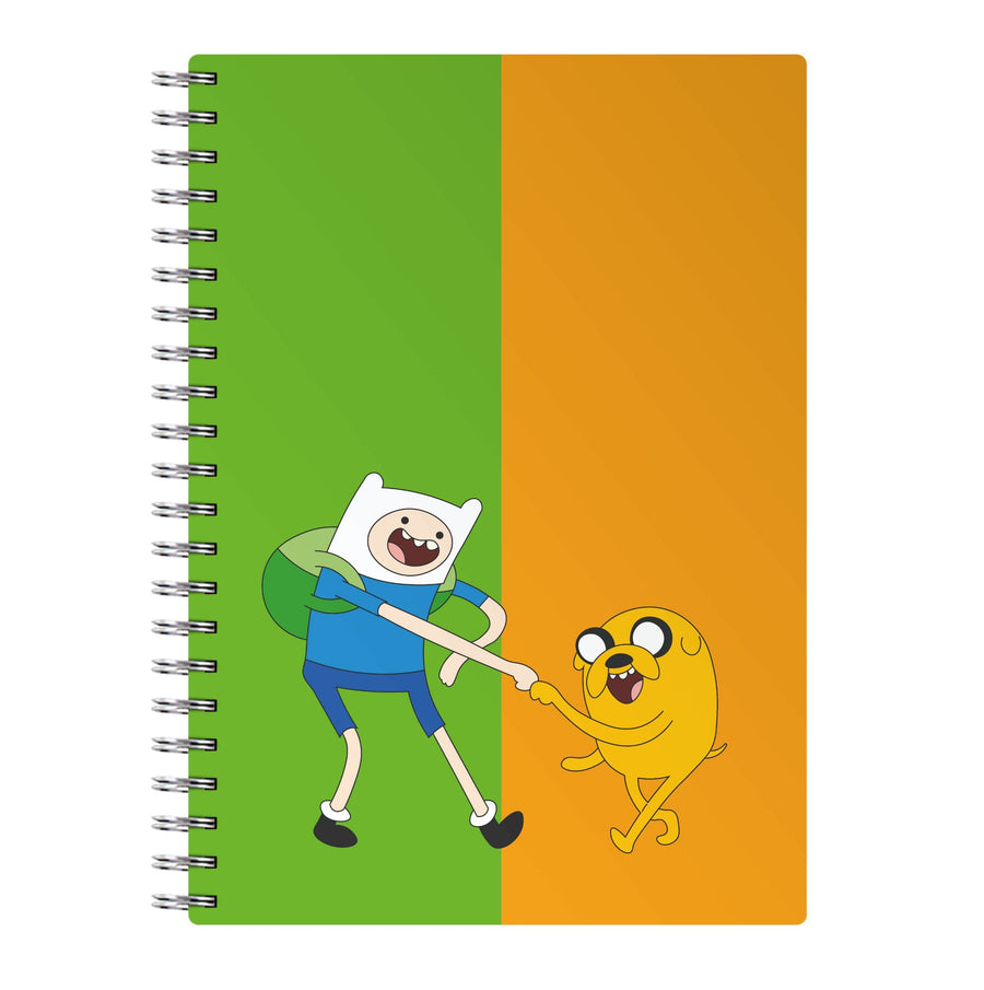 Jake The Dog And Finn The Human - Adventure Time Notebook