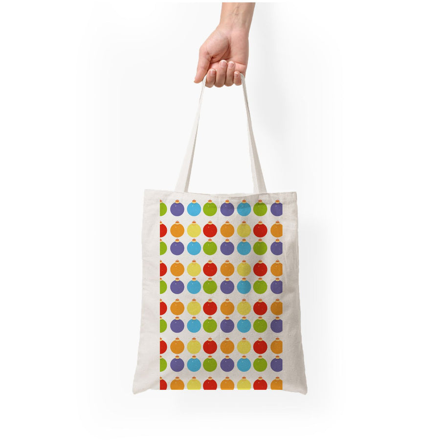 Baubles - Christmas Patterns Tote Bag