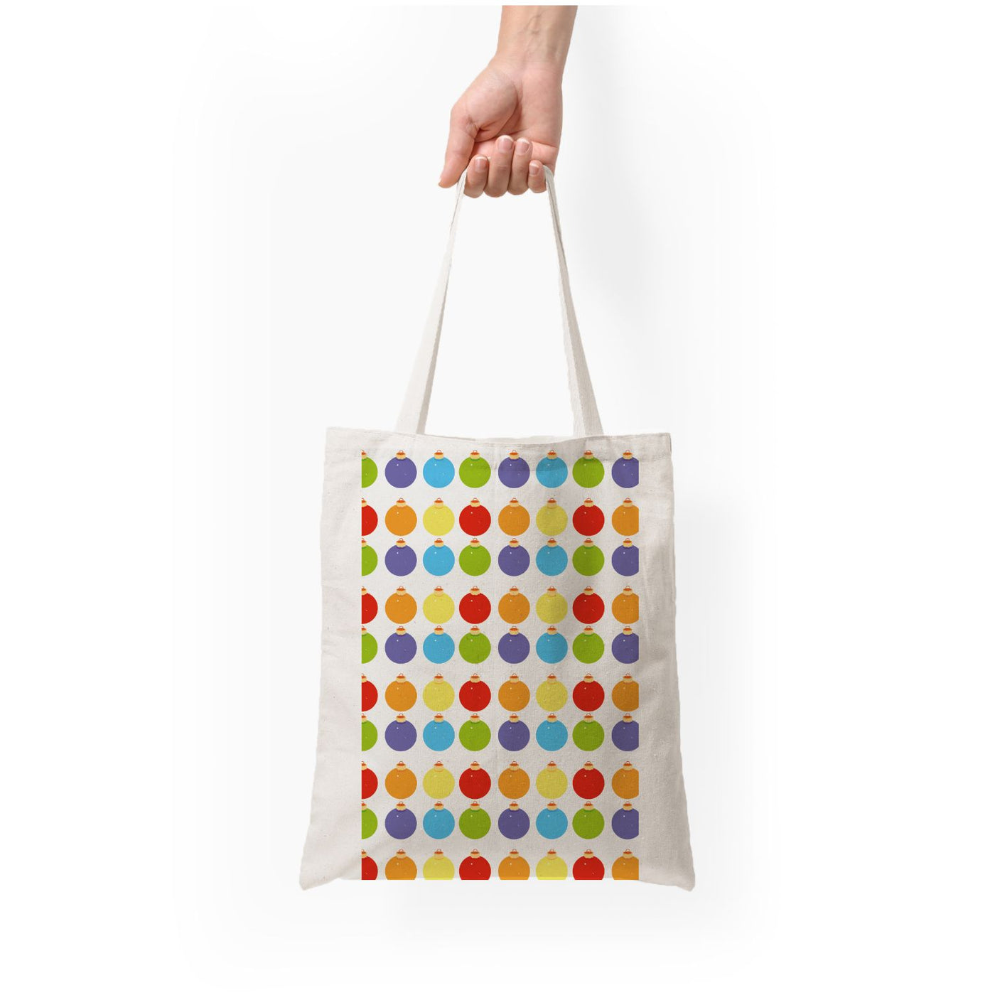 Baubles - Christmas Patterns Tote Bag