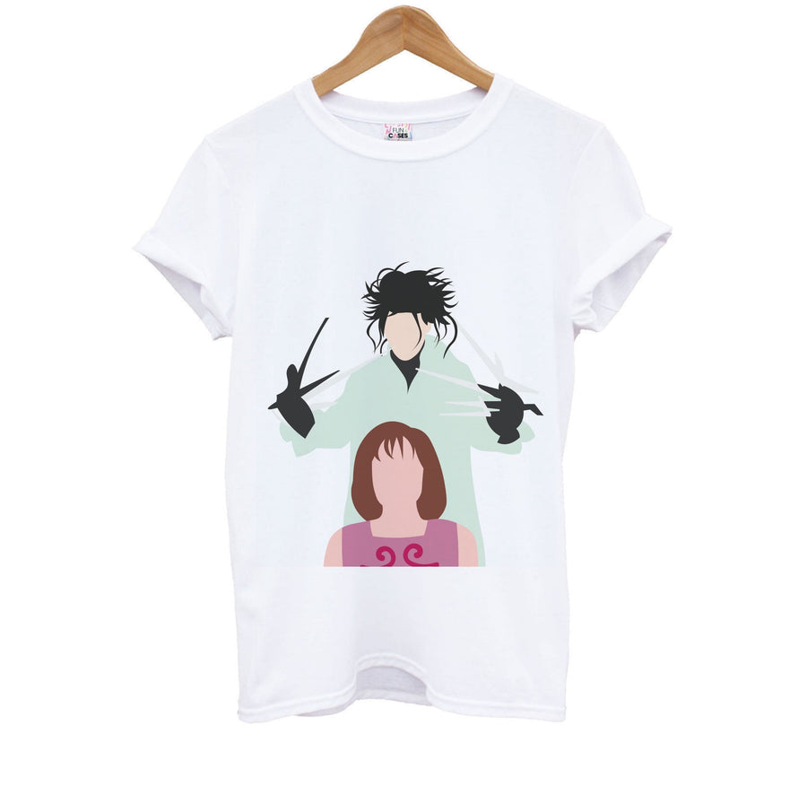 Standing - Edward Scissorhands Kids T-Shirt
