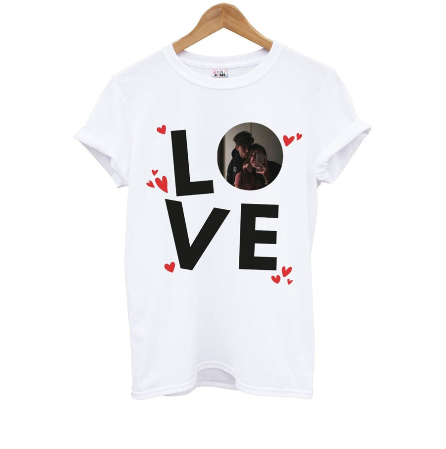 Love - Personalised Couples Kids T-Shirt