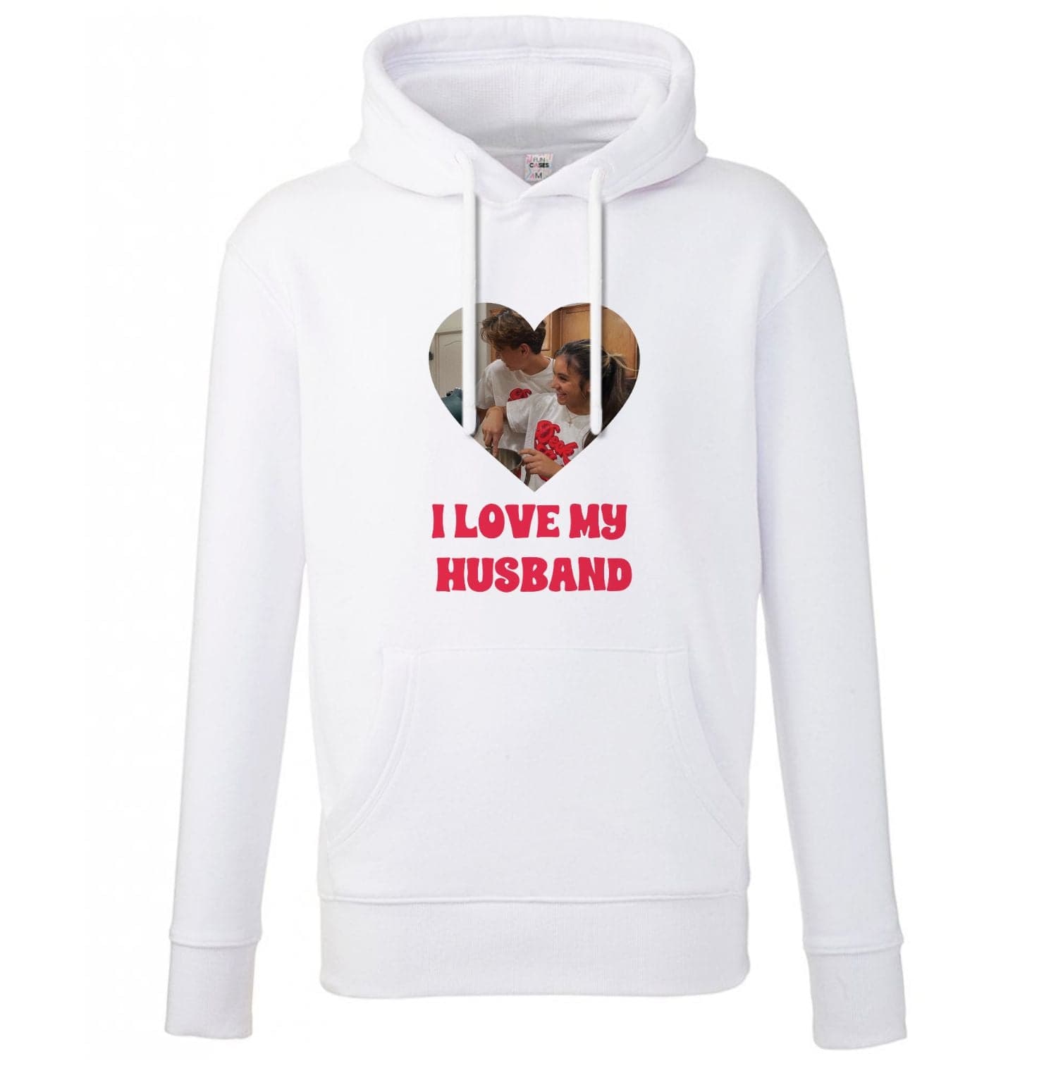 I Love My Husband - Personalised Couples Hoodie