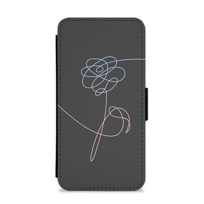 Love Yourself Flower - BTS Flip Wallet Phone Case