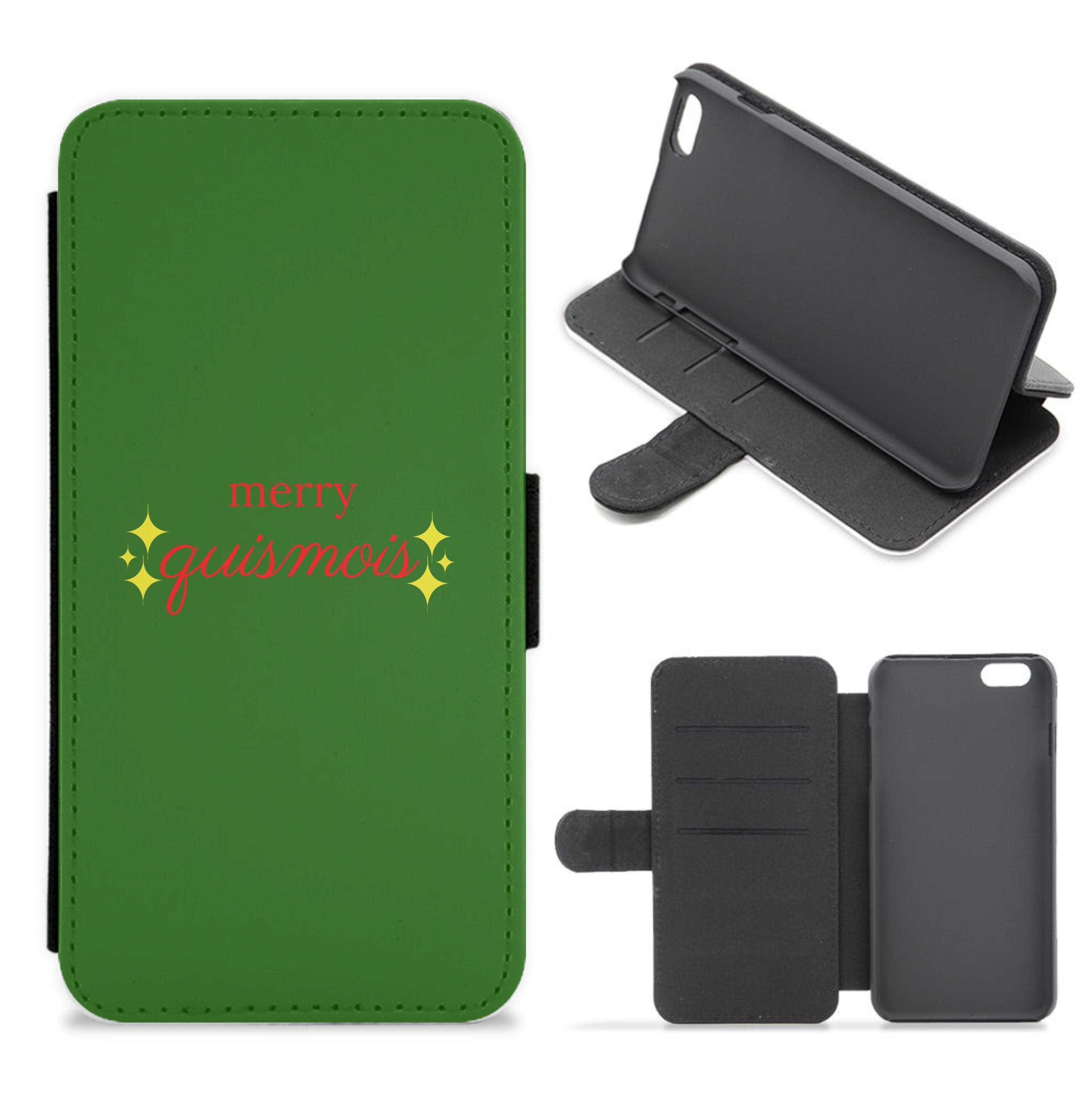 Green - Quismois Flip / Wallet Phone Case