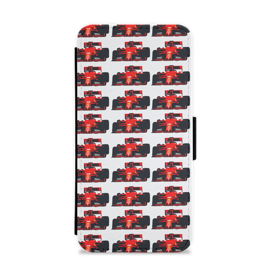 F1 Car Collage Flip / Wallet Phone Case