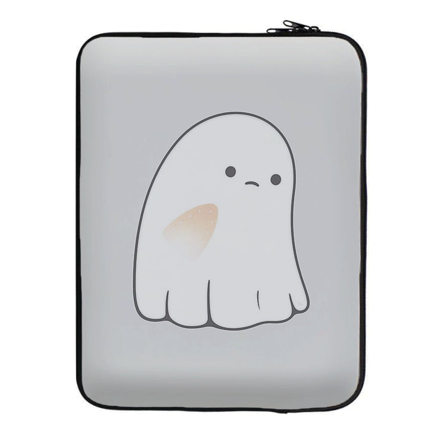 Sad Ghost Halloween Laptop Sleeve
